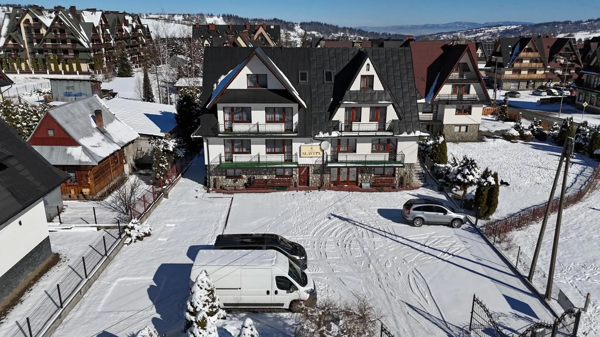 Willa Slavita Pokoje 2 I 3Os Z Lazienkami Tv Wifi Duzy Parking Pardalowka Zakopane Pansiyon