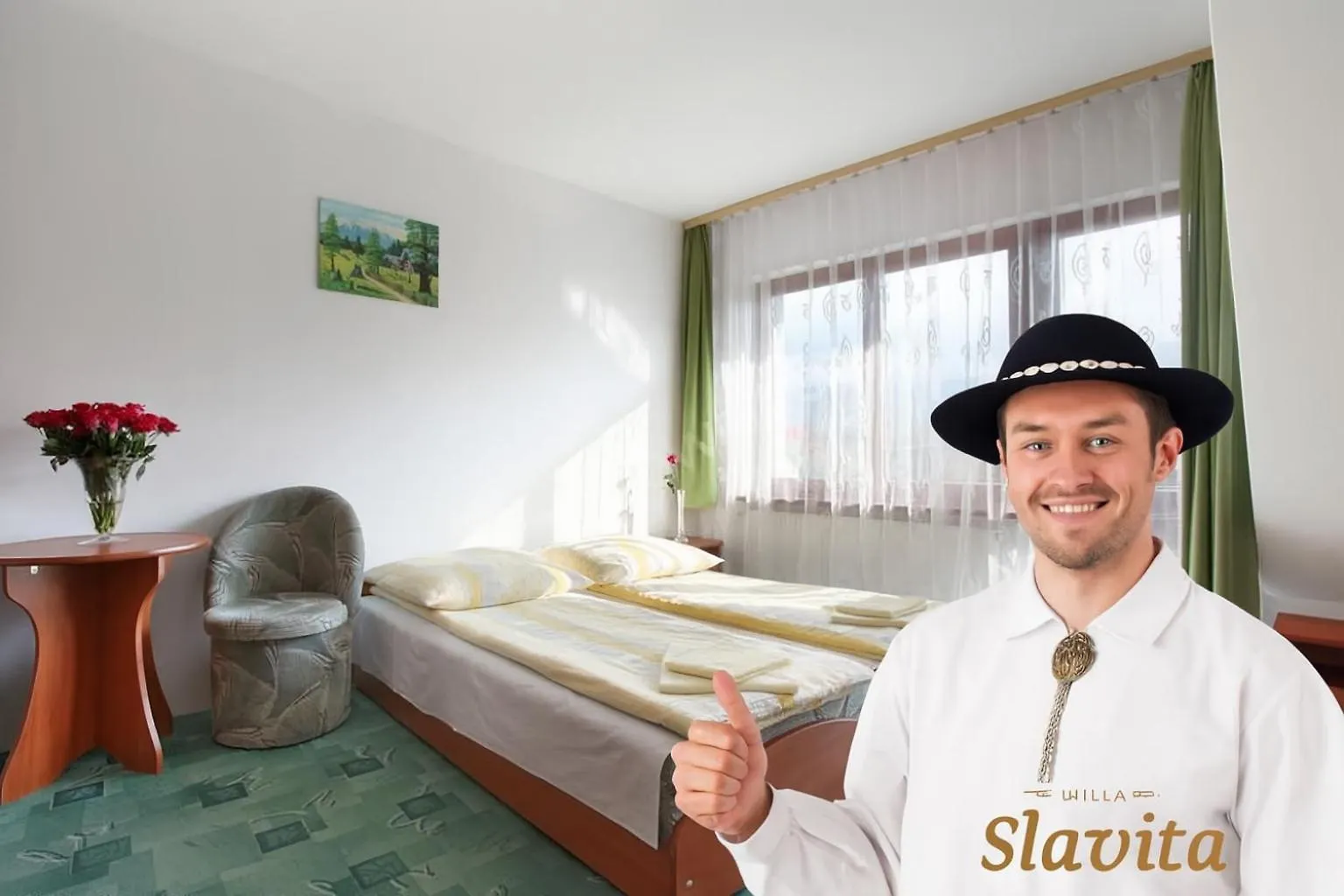 Willa Slavita Pokoje 2 I 3Os Z Lazienkami Tv Wifi Duzy Parking Pardalowka Zakopane